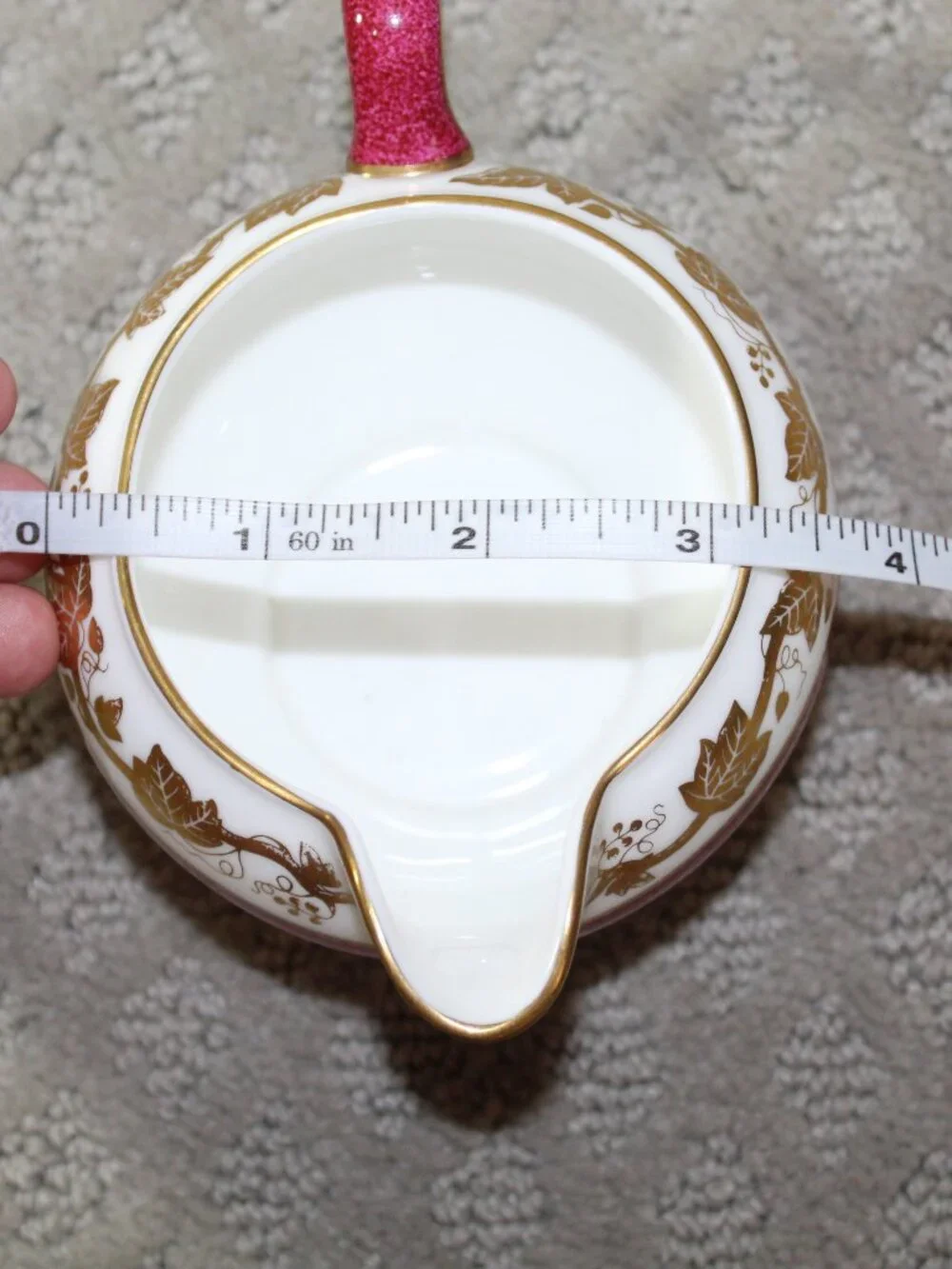 Wedgwood Whitehall W3994 Powder Ruby Bone China Creamer